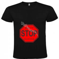 Tricou negru unisex cu imprimeu Don't STOP Believing